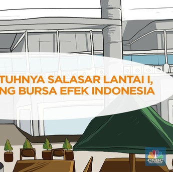 Ilustrasi Lantai Mezanin Tower II Bursa Ambruk