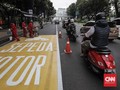 Marka Jalur Khusus Motor di MH Thamrin Dianggap Bukan Solusi