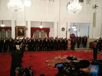 Presiden Reshuffle Kabinet dan Lantik Pejabat Negara
