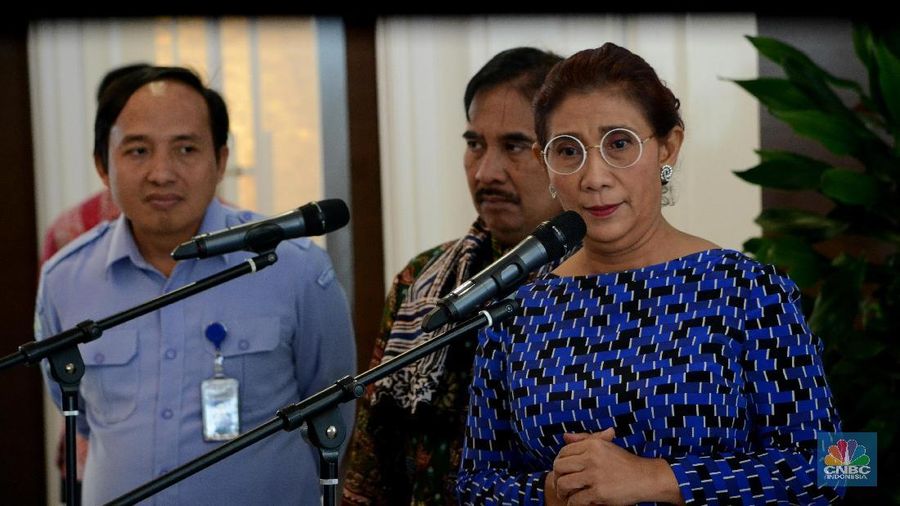 Menteri Susi Tak Ambil Pusing Sikap Asosiasi Nelayan Soal Keputusan Cantrang