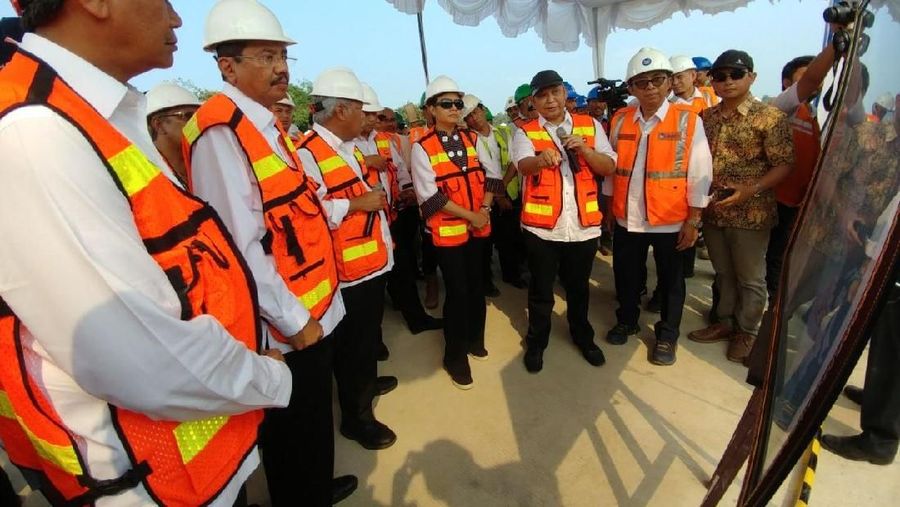 Kontruksi ruas jalan tol Tanjung Morawa - Tanjung Baru yang merupakan bagian dari Medan - Kualanamu - Tebing Tinggi telah mencapai 72,59%.