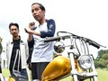 Jokowi Bercanda Ingin Tampil di MotoGP