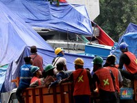 Melihat Kondisi Terkini Proyek LRT Rubuh di Kayu Putih