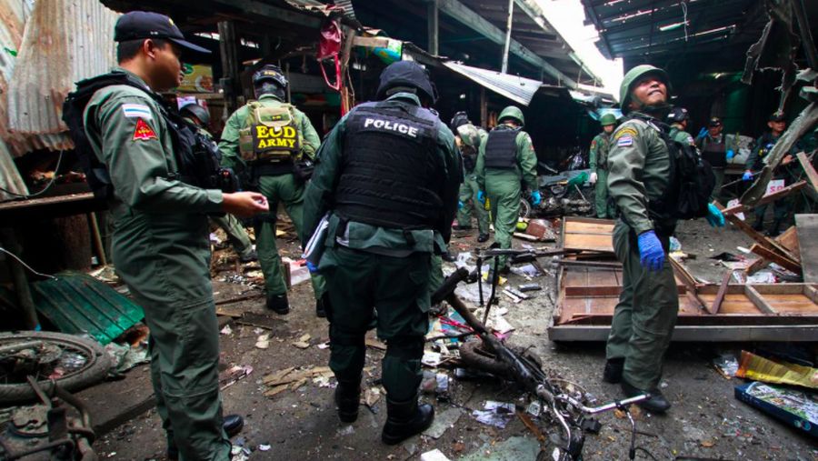 bom motor meledak di pasar di Thailand, menewaskan tiga orang