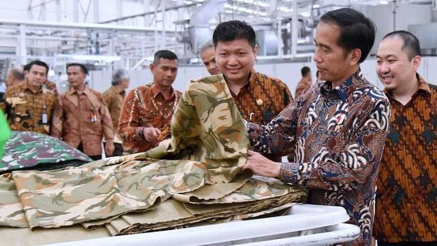 Corporate Secretary Sritex Welly Salman mengatakan saat ini porsi ekspor perseroan masih berada di kisaran 53% pada 2017.