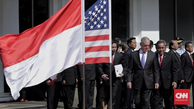 Temui Ryamizard, Menhan AS Disambut Upacara Jajar Kehormatan