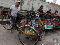 Heboh Tukang Becak di Magelang Jawa Mendadak Jadi Miliarder