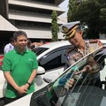 Grab Pasang Stiker untuk Dukung Permen 108