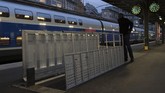 Akses menuju pintu bunker Perang Dunia kedua di Gare de l'Est, Stasiun Kereta Timur, Paris, Prancis. (AFP PHOTO / Philippe LOPEZ)