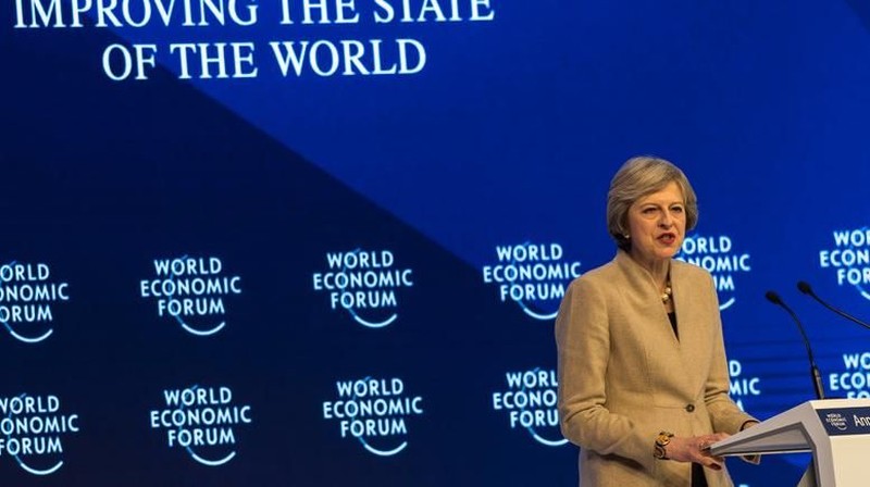 World Economic Forum Annual Meeting yang berlangsung pada 23-26 Januari 2018 di Davos, Swiss