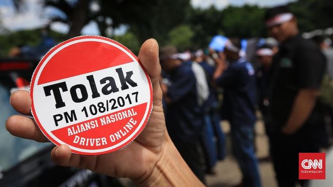 Tolak Permenhub, Sopir Taksi 'Aliando' Demo di Depan Istana