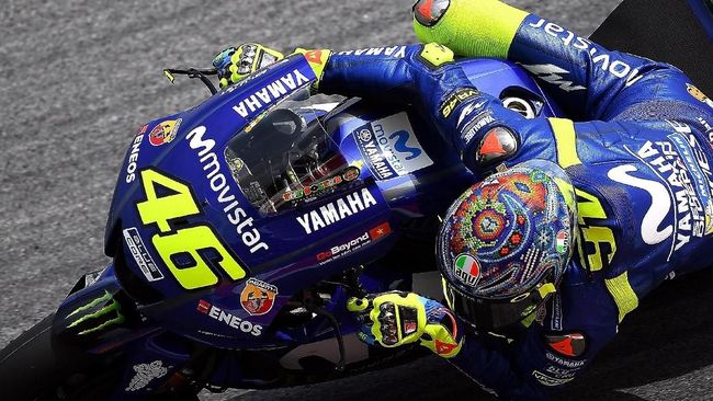Valentino Rossi Tertua di MotoGP 2018, Alex Rins Termuda