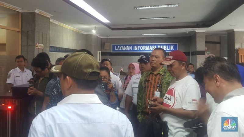 Sejumlah perwakilan dari taksi online diterima oleh Kementerian Perhubungan guna berdialog terkait penolakan terhadap Permen Perhubungan Nomor 108 tahun 2017.