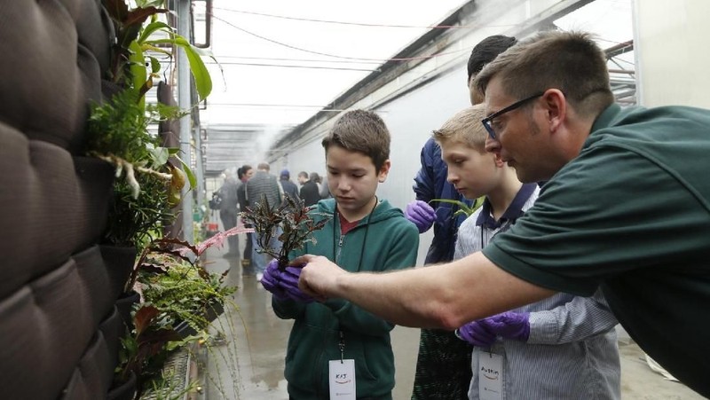 Amazon membuka kantor bernuansa hutan hujan di Seattle, Amerika Serikat (AS), dengan harapan bisa mendorong munculnya ide-ide baru dari karyawan.