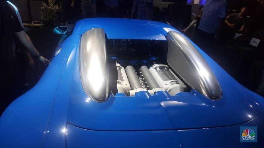 Hypercar Bugatti diperkenalkan ke publik di Indonesia.