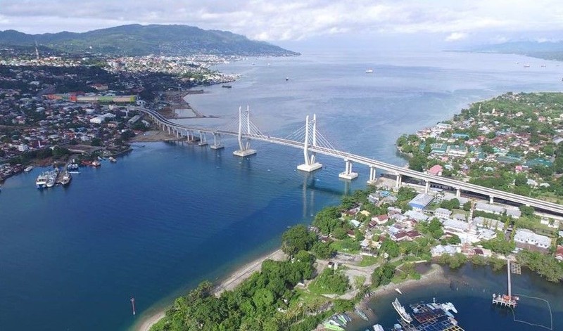 Jembatan Teluk Kendari. (Biro Pers Sekretariat Presiden)