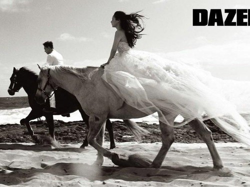 Nikahi Taeyang Bigbang, Min Hyo Rin Menawan Bergaun Oscar de la Renta Nikahi Taeyang Bigbang, Min Hyo Rin Menawan Bergaun Oscar de la Renta