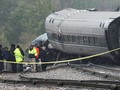 FOTO: Sisa-sisa Tabrakan Kereta Amtrak