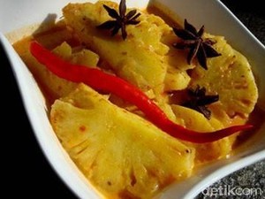 Pacri Nenas Khas Pontianak, Sajian Lezat Buah Berkuah Gulai