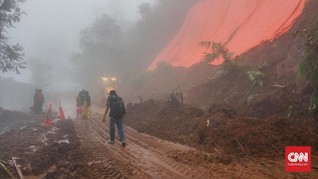 Mobil Dilarang Lewat Jalur Gunung Mas-Ciloto selama 10 Hari