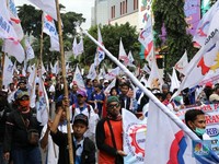 Kepung Pusat Jakarta Besok, 50.000 Buruh Tolak Upah Murah-Outsourcing