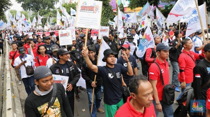 Gegara Ini Ribuan Buruh Demo, Bakal Geruduk Kemnaker 21 Maret