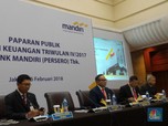 Laba Bersih Bank Mandiri 2017 Capai Rp 20,6 Triliun, Naik 49%