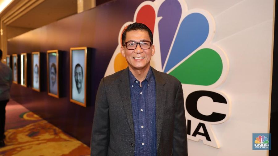 Dirut Pefindo, salyadi (CNBC Indonesia/ Muhammad Sabki)