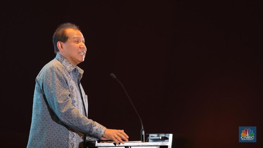 Chaiman & Founder CT Corp, Chairul Tanjung mengahadiri soft launching ²©²ÊÍøÕ¾ di Hotel Raffles, Jakarta, Kamis (8/2/2018). (²©²ÊÍøÕ¾/ Muhammad Sabki)