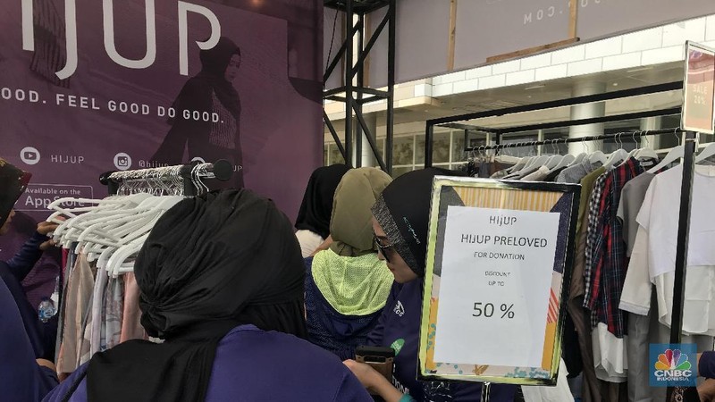 Fesyen modest e-commerce Hijup.com menggelar acara Sunsilk Hijab Celebration Day 2018.