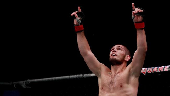 Khabib Diklaim KO dalam Latihan Jelang UFC 249