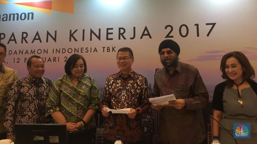 PT Bank Danamon Indonesia Tbk (BDNM) mencatat perolehan laba bersih pada kuartal I-2018 sebesar Rp 1 triliun.
