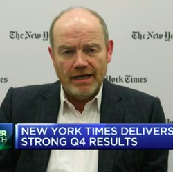 CEO New York Times: Media Cetak Bisa Bertahan 10 Tahun Lagi