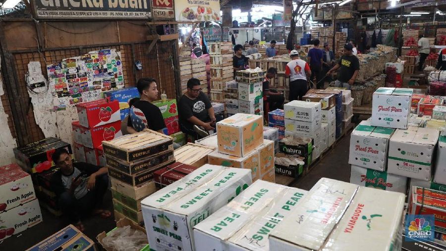 Jelang perayaan Imlek pasokan jeruk mandarin asal China kosong di pasaran.