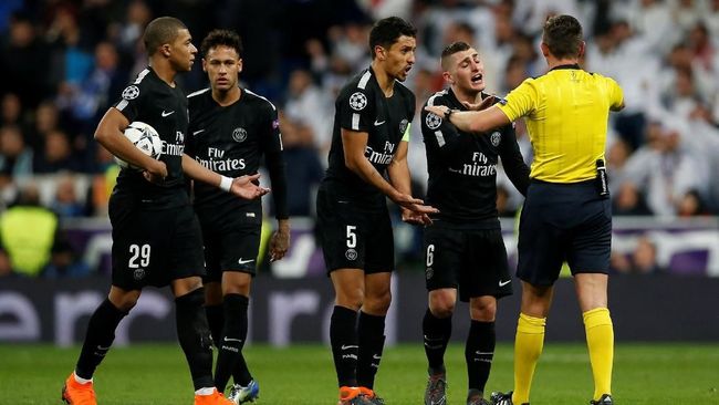 Emery: Lawan Real Madrid, PSG Dirugikan Wasit