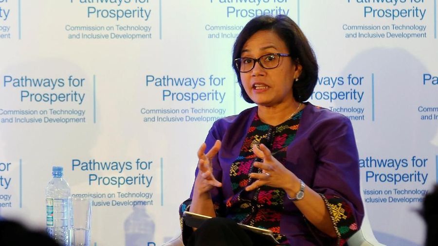 Menteri Keuangan Sri Mulyani Indrawati memaparkan kondisi Anggaran Pendapatan dan Belanja Negara (APBN) 2018 di awal tahun.