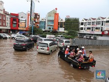 Sempat Terendam, Ini Peta Banjir Jakarta Tadi Malam
