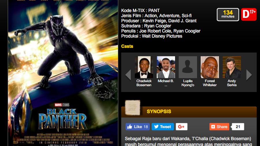 Tak jauh berbeda, di Indonesia hampir semua layar bioskop sedang menanyangkan film ini.