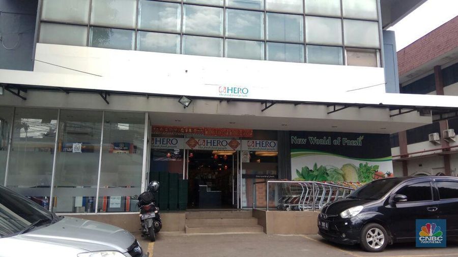 Hero Supermarket menutup sejumlah toko pada Semester I-2018.