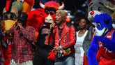 Penyanyi Pharrell Williams dan N.E.R.D juga mendapat kepercayaan menjadi salah satu pengisi acara NBA All Star 2018. (REUTERS/Bob Donnan-USA TODAY Sports)