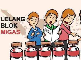 Lelang Blok Migas dari Tahun ke Tahun