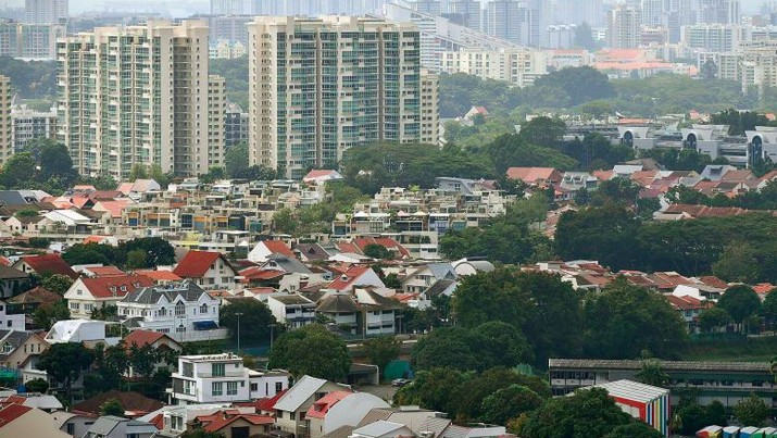 Kenaikan pajak jual beli rumah mewah di Singapura picu penurunan saham-saham perusahaan properti