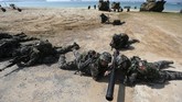 Tahun ini, Cobra Gold juga diikuti oleh 11.075 personel dari 29 negara. (REUTERS/Athit Perawongmetha)