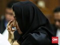 Bupati Kukar Rita Widyasari Terisak Bacakan Pledoi
