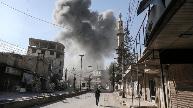 Militer Rusia Klaim Evakuasi 13 Warga Sipil dari Ghouta