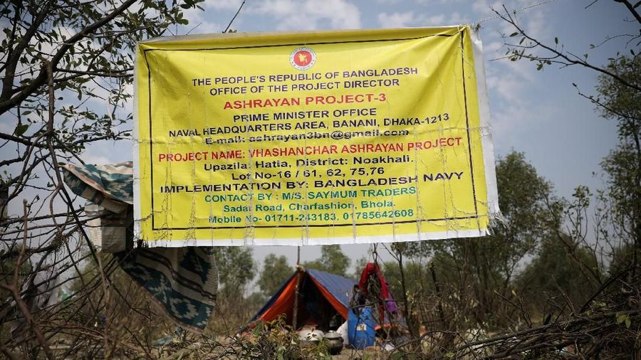 Pulau Bay of Bengal, yang juga dikenal dengan sebutan Thenger Char, muncul dari lumpur di lepas pantai delta Bangladesh sekitar 11 tahun yang lalu.