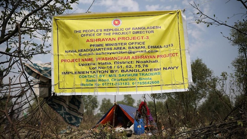 Pulau Bay of Bengal, yang juga dikenal dengan sebutan Thenger Char, muncul dari lumpur di lepas pantai delta Bangladesh sekitar 11 tahun yang lalu.