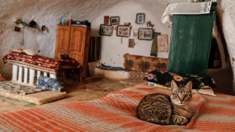 Di lembah gersang di wilayah Djebel Dahar Tunisia Selatan terdapat sejumlah keluarga yang tinggal berabad-abad di rumah bawah tanah