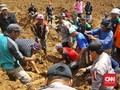 Pencarian Tujuh Korban Longsor Brebes Dilanjutkan