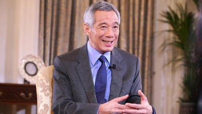 Prime Minister Lee Hsien Loong in an interview with CNBC, ahead of his visit to the US on 20 October 2017. : Foto : Business Insider Singapore